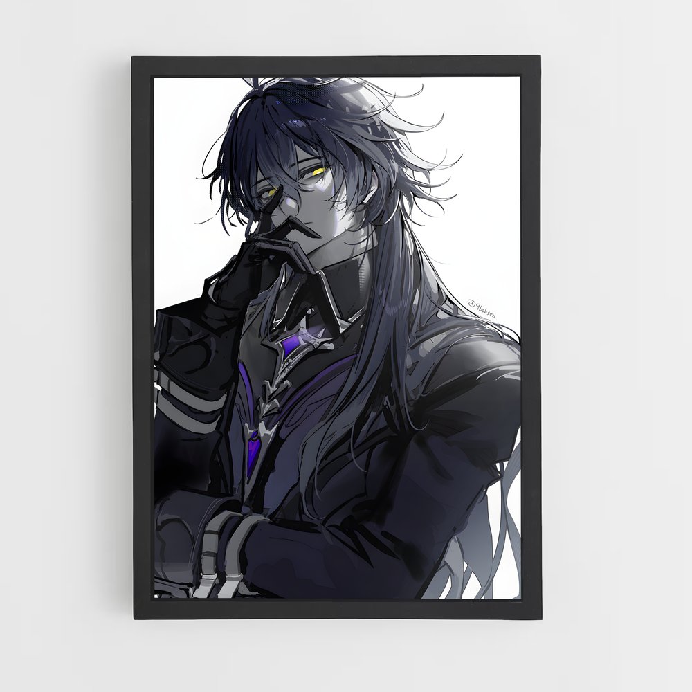 Poster Le Charme du Mystère – affiche Genshin impact (vue 2)